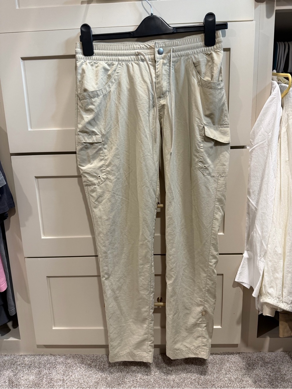 Columbia Women's Light Cream Cargo Trousers